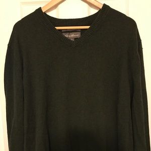 Eddie Bauer cotton/cashmere sweater.
